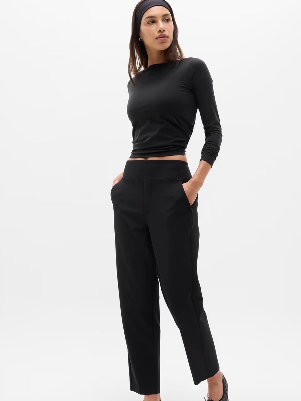 Athleta Endless High Rise Women's Black Pants. Size 16 Tall